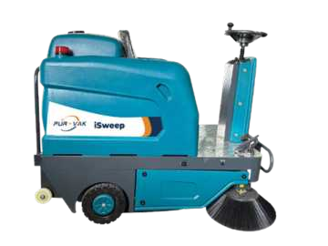Purvak iSweep ride-on sweeper